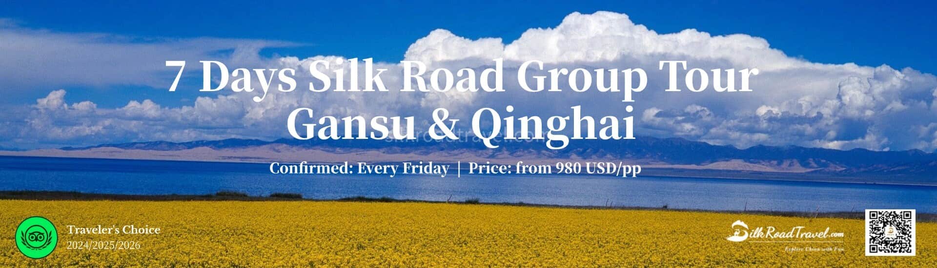 7 Days Silk Road Group Tour to Gansu & Qinghai
