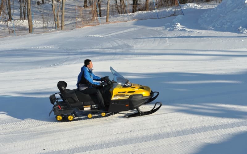 snowmobiling