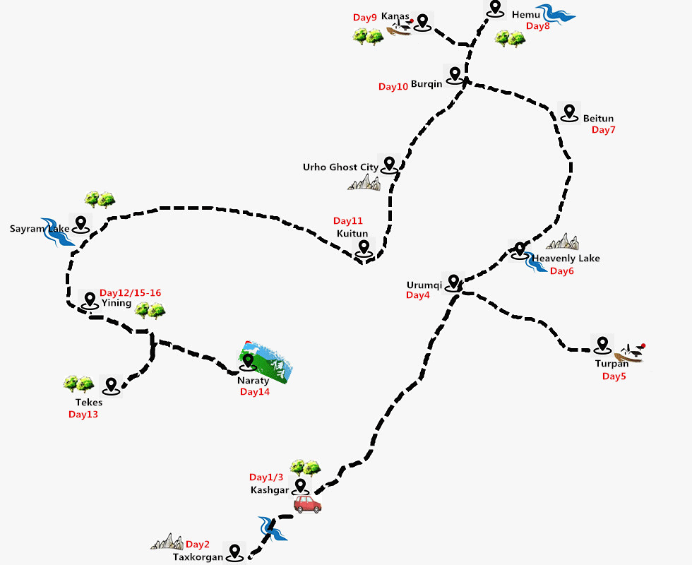 16-days-grand-xinjiang-group-tour-kashgar-kanas-naraty