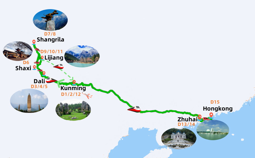 15-days-yunnan-kunming-to-hongkong-tour