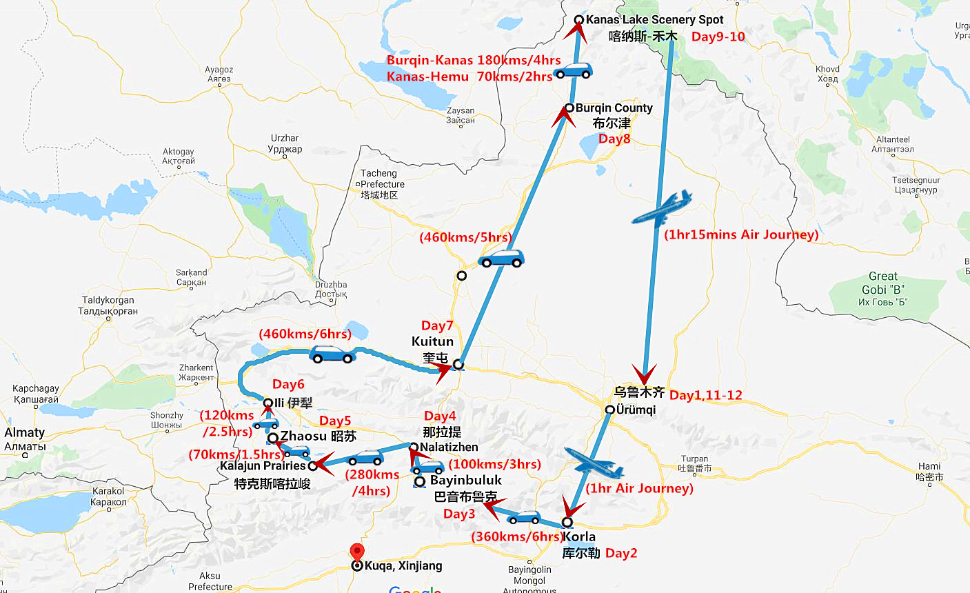 12-days-bayinbuluk-grassland-kanas-lake-turpan-culture-adventure