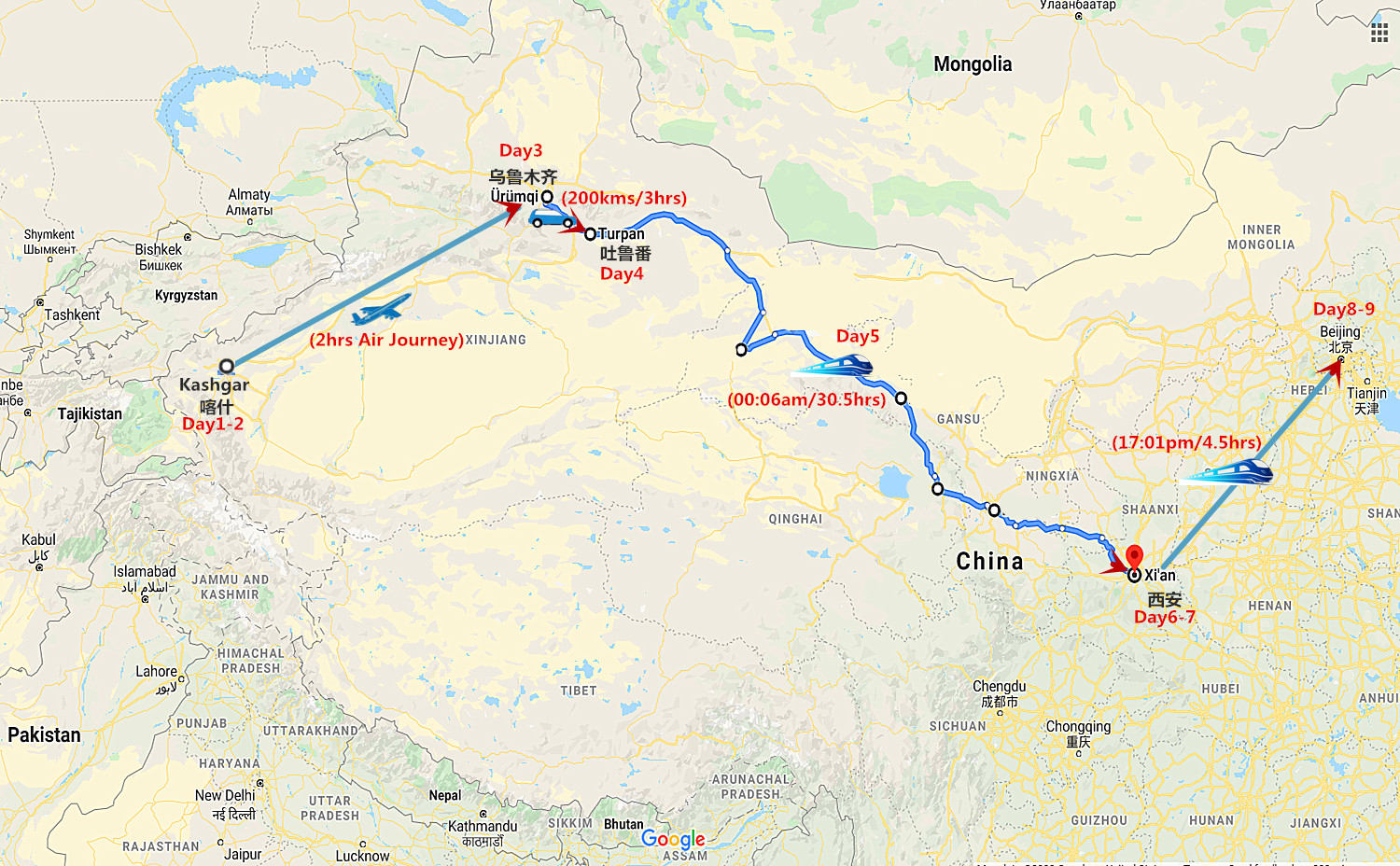 9-days-luxury-silk-road-tour-to-kashgar-turpan-xian-and-beijng