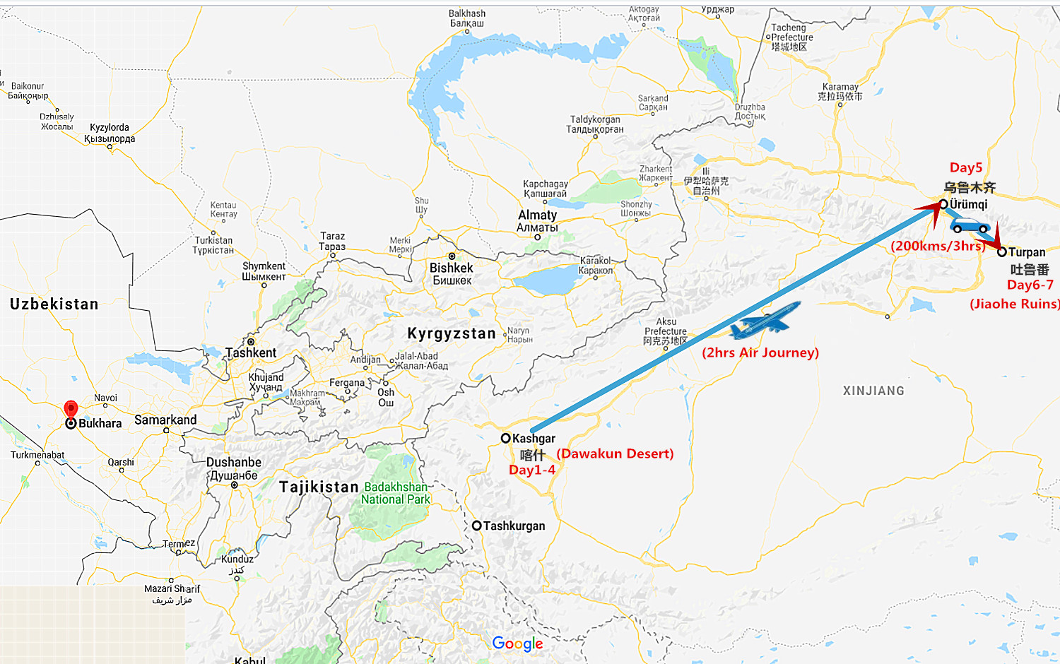 7-days-xinjiang-travel-to-kashgar-turpan-and-urumqi